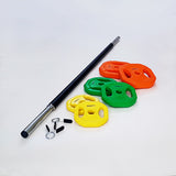 Skivstång 30 mm | skivstång med vikter | skivstänger | bodypump set | skivstång för hemmagym | bodypumpträning | skivstångsset