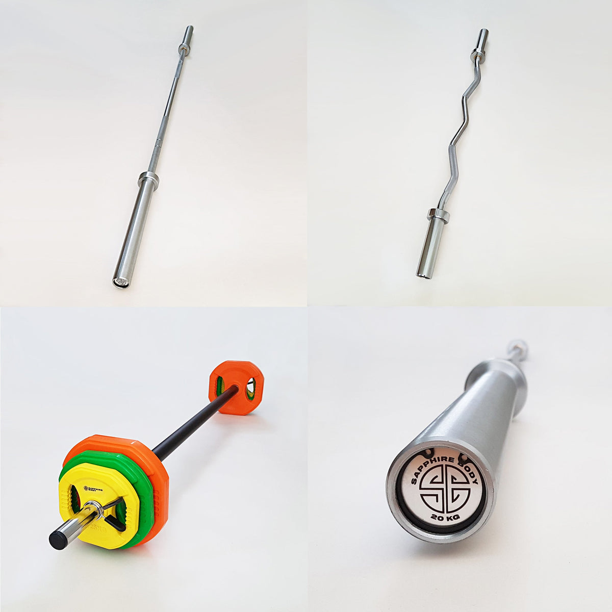 Skivstänger - Skivstång 50 mm, curlstång, bodypumpset & squatpads