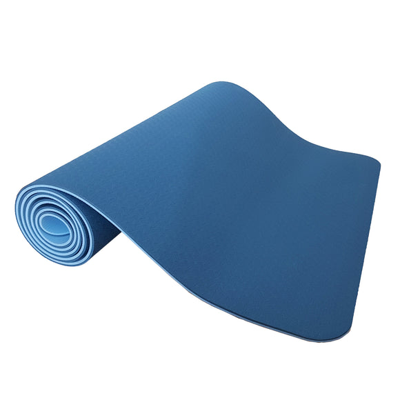 Yogamatta - himmelsblå (183 cm, 61 cm, 6 mm)