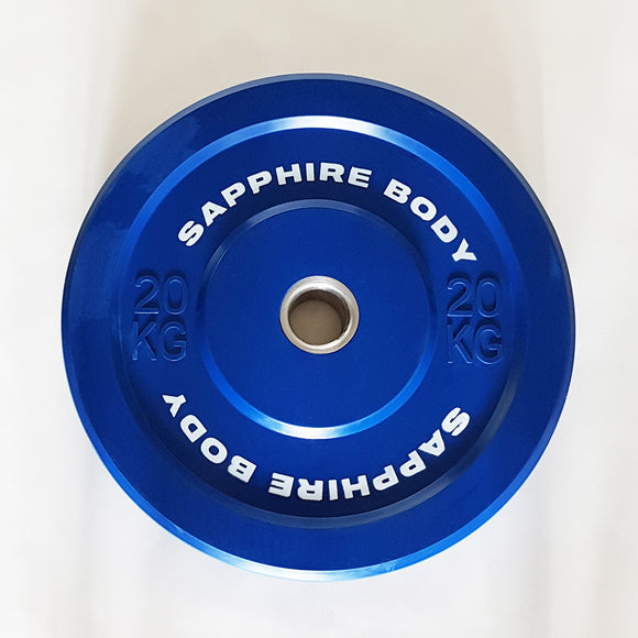 Färgade bumper plates, Sapphire Body, 5-25 kg - Sapphire Body